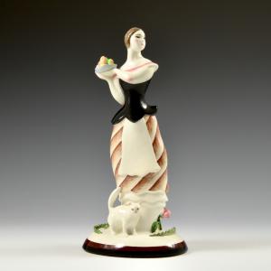 Criada com gato - Teonesto De Abate, Lenci, 1929